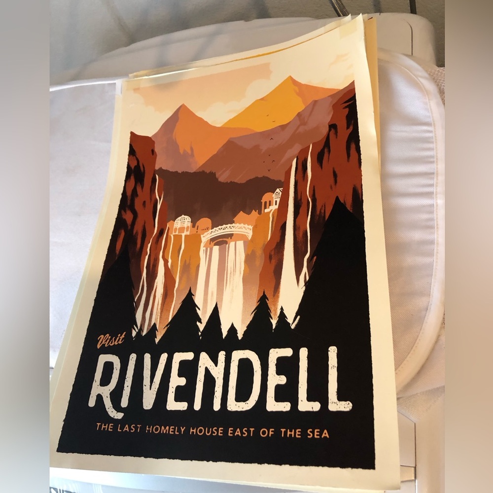 🎃J.R.R. Tolkien’s LOR Rivendell Poster - 813